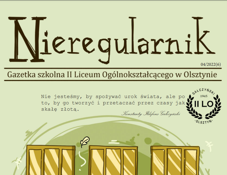 nieregularnik 2021 okładka mała