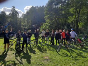 Szkolny rajd rowerowy wrzesień 2022