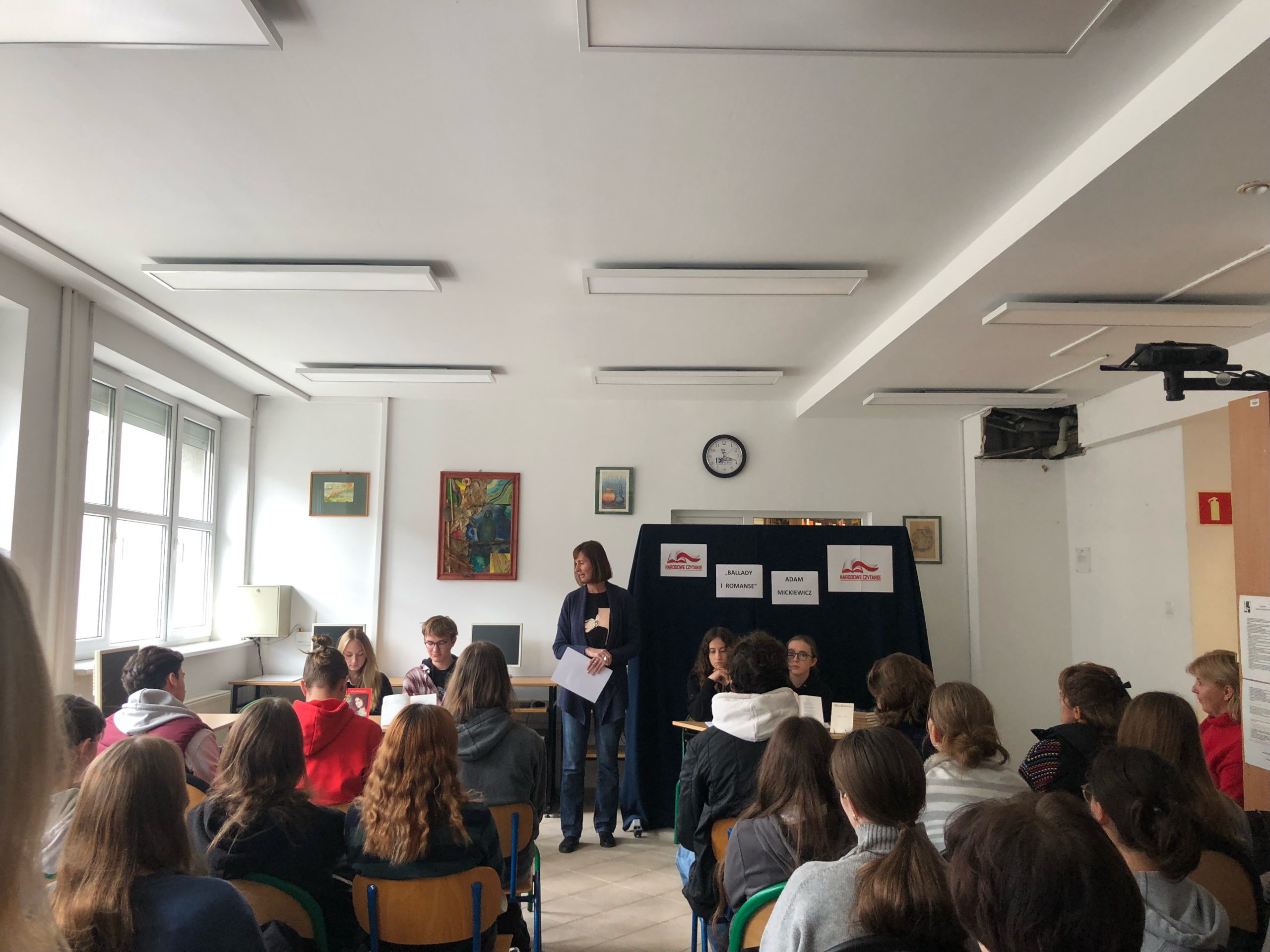 szkolna edycja Narodowego Czytania „Ballad i romansów” Adama Mickiewicza