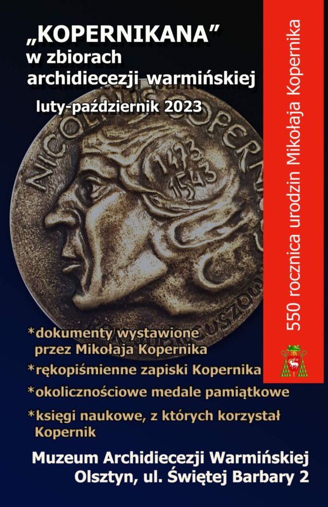 Plakat 550 rocznica urodzin Mikołaja Kopernika