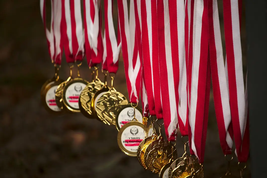 plakat 6 szkolny bieg niepodległości