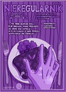 grafika - Okładka gazetki szkolnej listopad 2024