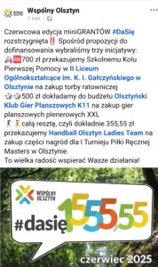 zrzut posta fb akcji #dasię