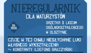 Nieregularnik kwiecień 2026